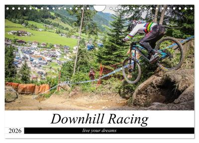 Downhill Racing (Wandkalender 2026 DIN A4 quer), CALVENDO Monatskalender