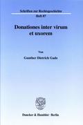Donationes inter virum et uxorem.
