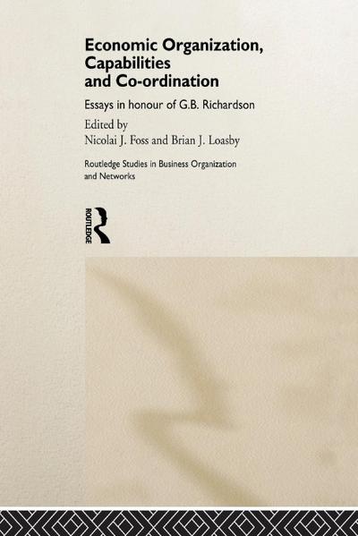 Economic Organization, Capabilities and Coordination