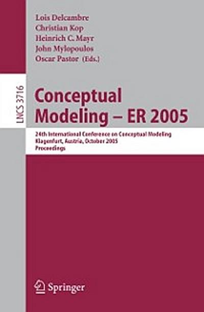 Conceptual Modeling - ER 2005