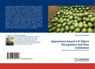 Appearance-based 3-D Object Recognition and Pose Estimation