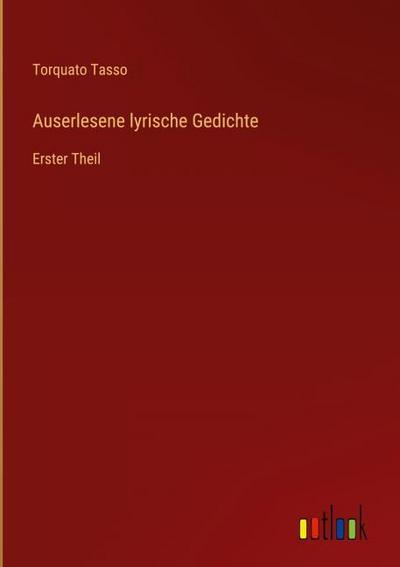 Auserlesene lyrische Gedichte