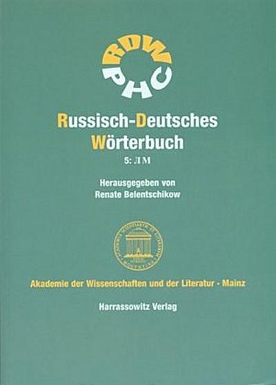 Russisch-Deutsches Wörterbuch 5