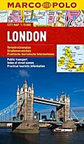MARCO POLO Cityplan London 1:15 000: Verkehrslinienplan, Straßenverzeichnis, Praktische touristische Informationen (MARCO POLO Citypläne)