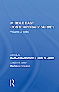 Middle East Contemporary Survey, Volume X, 1986