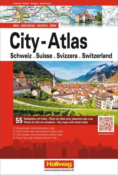 Hallwag Touring City-Atlas Schweiz