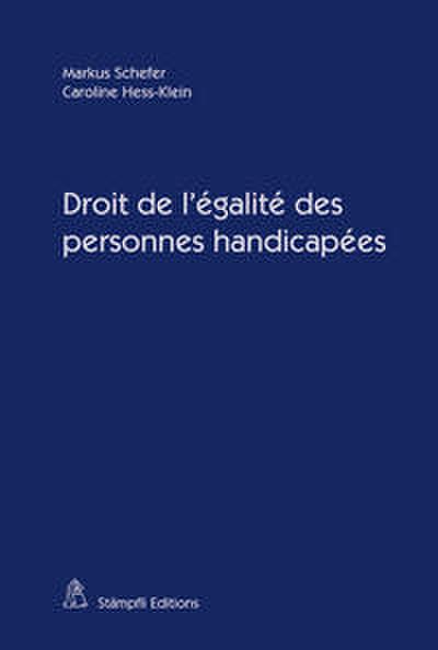 Droit de l’égalité des personnes handicapées