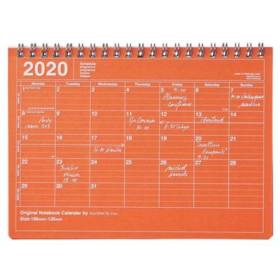 MARK’S 2020 Tischkalender S Orange
