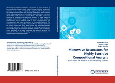 Microwave Resonators for Highly Sensitive Compositional Analysis