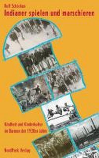 Indianer spielen und marschieren