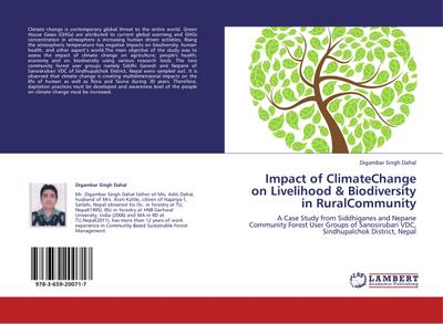 Impact of ClimateChange on Livelihood & Biodiversity in RuralCommunity