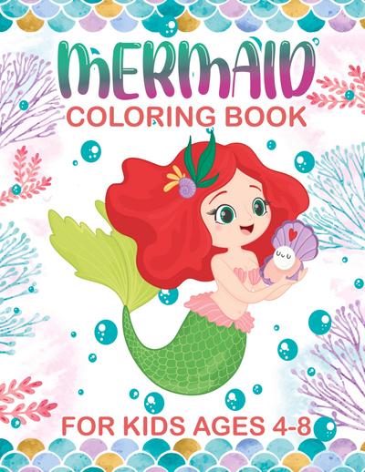 Mermaid Coloring Book for Kids