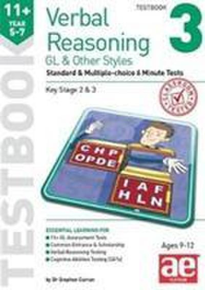 11+ Verbal Reasoning Year 5-7 GL & Other Styles Testbook 3