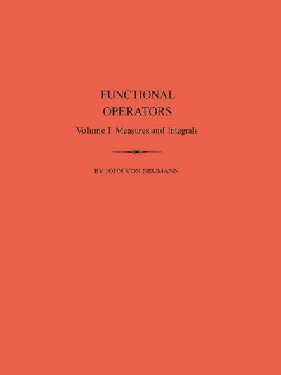 Functional Operators, Volume 1