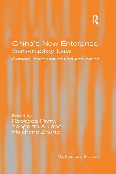 China’s New Enterprise Bankruptcy Law