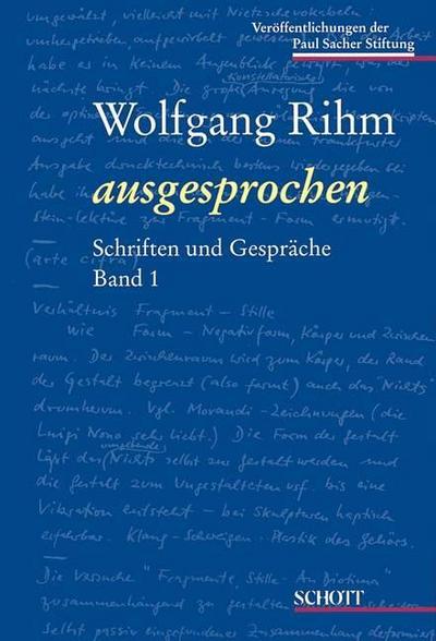 Wolfgang Rihm ausgesprochen