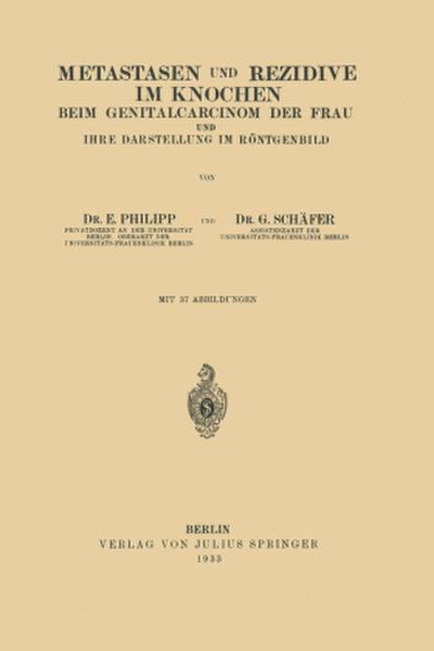 Metastasen und Rezidive im Knochen