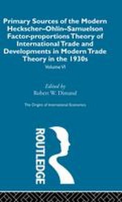 Origins Intl Economics Vol 6