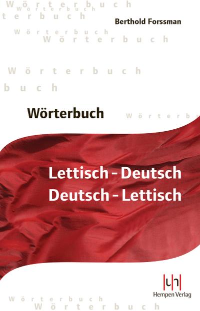 Wörterbuch Lettisch-Deutsch/Deutsch-Lettisch