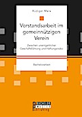 Vorstandsarbeit im gemeinnützigen Verein