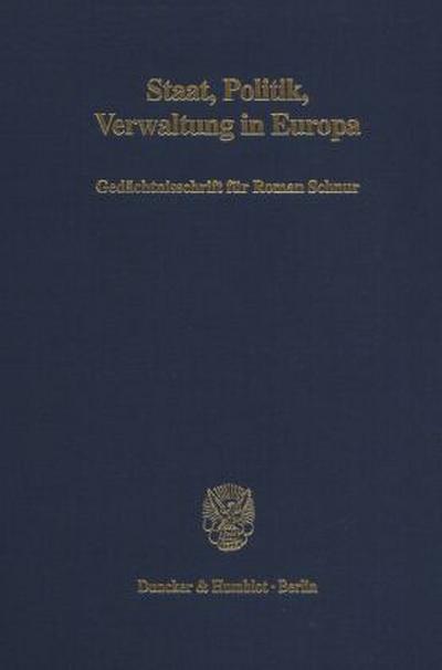 Staat, Politik, Verwaltung in Europa.