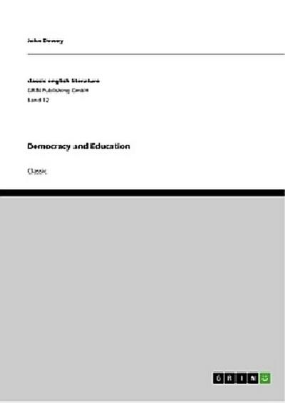 Democracy and Education
