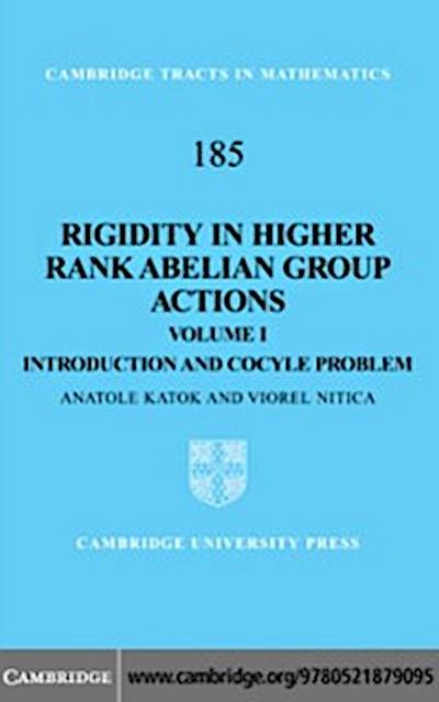 Rigidity in Higher Rank Abelian Group Actions: Volume 1, Introduction and Cocycle Problem