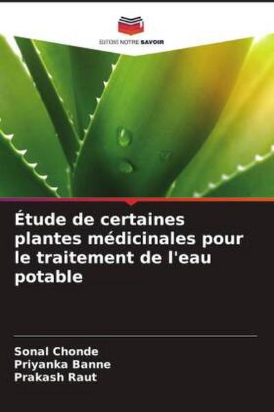 Étude de certaines plantes médicinales pour le traitement de l’eau potable