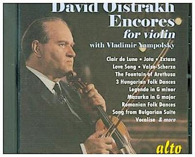 David Oistrakh: Encores, 1 Audio-CD