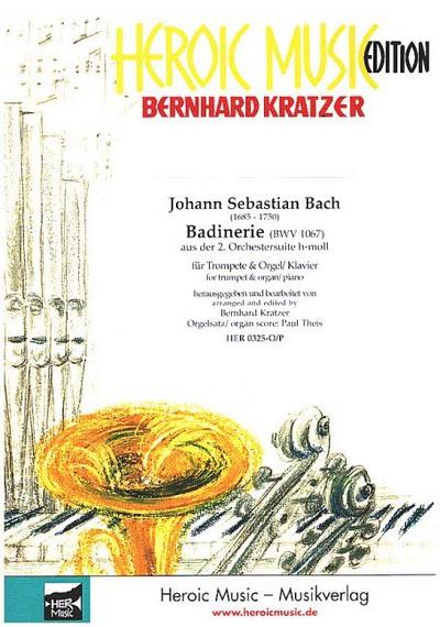 Badinerie (BWV 1067) aus der 2. Orchestersuite h-mollfür Trompete und Orgel/Klavier