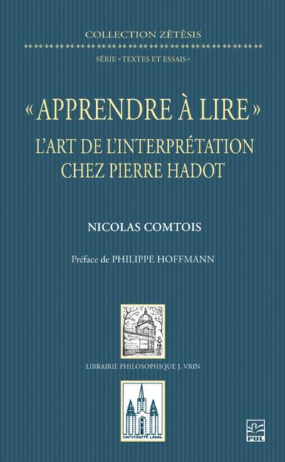 « Apprendre à lire »