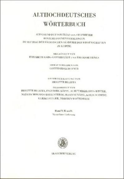 Althochdeutsches Wörterbuch (ir-liogan bis liut).