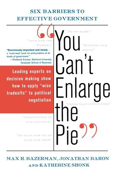 You Can’t Enlarge the Pie