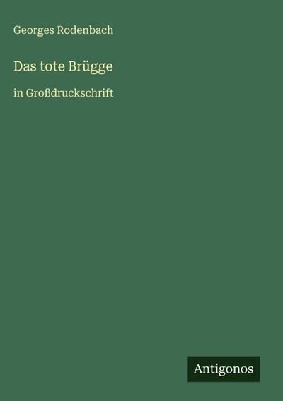 Das tote Brügge