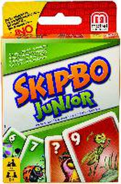 Mattel Games T1882 Skip-Bo Junior Kartenspiel für Kinder, geeignet für 2 - 4 Spieler, Spieldauer ca. 30 Minuten, ab 5 Jahren