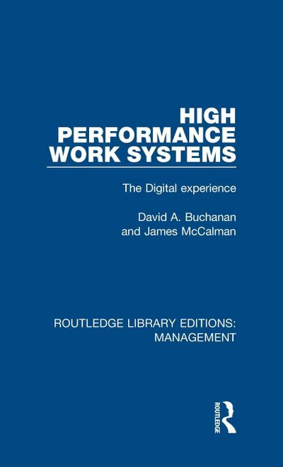 High Performance Work Systems