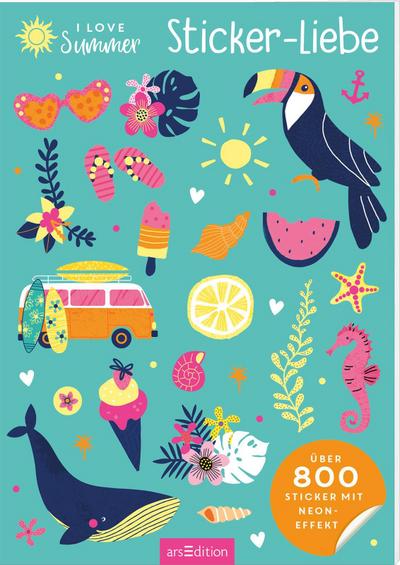 I Love Summer - Sticker-Liebe
