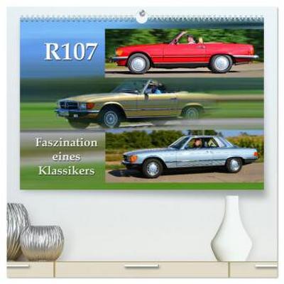 R107 Faszination eines Klassikers (hochwertiger Premium Wandkalender 2026 DIN A2 quer), Kunstdruck in Hochglanz