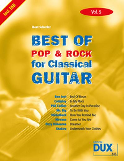 Best Of Pop & Rock for Classical Guitar 5