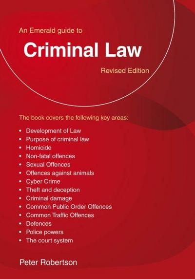 An Emerald Guide to Criminal Law