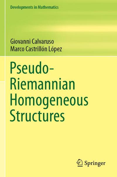 Pseudo-Riemannian Homogeneous Structures