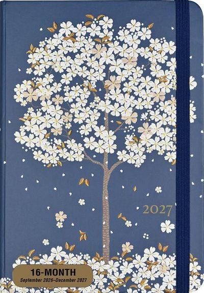 2027 Falling Blossoms Weekly Planner (16 Months, Sept 2026 to Dec 2027)