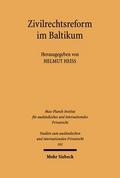Zivilrechtsrefom im Baltikum