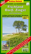 Fischland, Darß, Zingst und Umgebung Radwander- und Wanderkarte 1 : 35 000