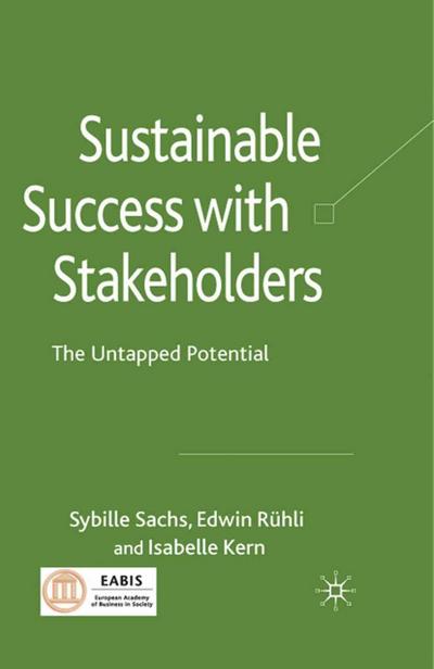 Sustainable Success with Stakeholders