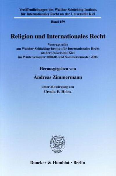 Religion und Internationales Recht.