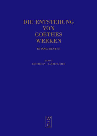 Entstehen - Farbenlehre