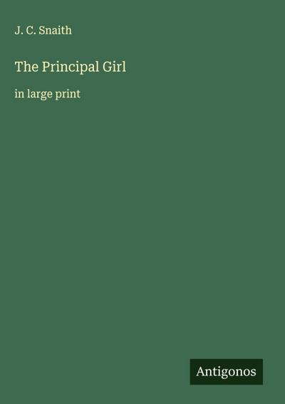 The Principal Girl