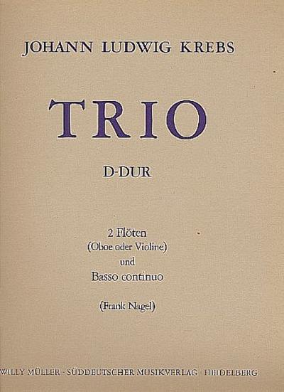 Trio D-Dur für 2 Flöten (Oboen, Violinen) und Bc