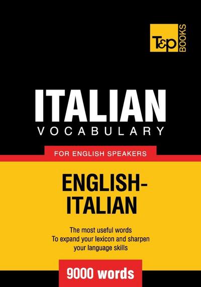 Italian vocabulary for English speakers - 9000 words